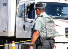 Un chofer muerto deja ataque en autopista Puebla-Orizaba, por delincuentes en patrulla clonada.