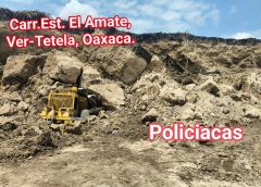 Mw3re sepultado operador de maquinaria pesada tras derrumbe en banco de arena