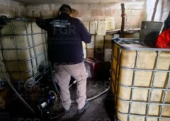 Informa la FGR operativo con cateo en Mata Maguey, Carrillo Puerto, Veracruz; hallaron huachicol.