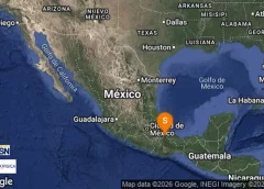 Así reportaron el sismo durante la madrugada con epicentro en Cuitláhuac, Veracruz.