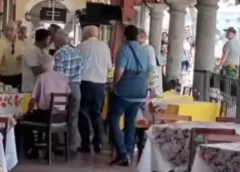 Protagonizan Nemi Dib y Celso Noval altercado en café de Córdoba, Veracruz.