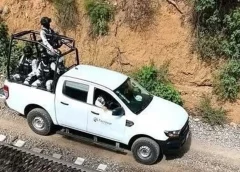 Reportan balacera entre grupo armado y fuerzas del orden, tras intento de robo al tren en Acultzingo, Veracruz.