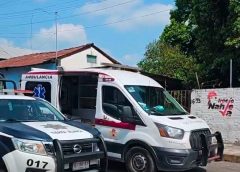 F4ll3c3 joven herrero al interior de taller de soldadura en Tierra Blanca, Veracruz