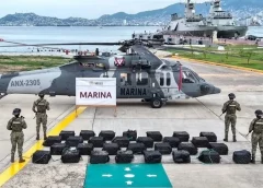 Asegura la SEMAR 1.3 toneladas de cocaína en costas de Guerrero.