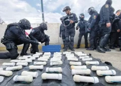 Interceptaron a presuntos normalistas con explosivos, a 2 días de inauguración del Mundial