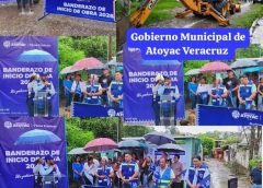 Juan Carlos Rojas Castro pone en marcha obras de infraestructura en Atoyac; cumple compromiso histórico con familias de El Guamúchil.