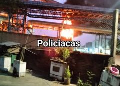 Explosión e incendio en destilería del Ingenio La Gloria movilizan a cuerpos de emergencia.