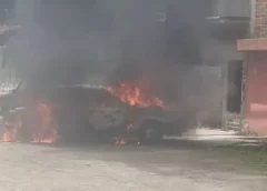 Reportan preocupante la escala de violencia en Apatzingán; incendian tres taxis en menos de 24 horas.
