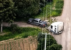 Durante Operativo Federal siguieron con un dron, cabina de camión robado en Puebla; pero pobladores impidieron las acciones.