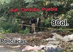 Reportan hallazgo de bolsas con aparentes r3stos hwm4nos en la autopista Córdoba–Puebla.