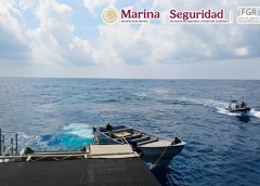 Semar logra aseguramiento de más de 1.5 toneladas de coc4ín@ y detienen a cinco personas.