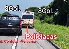 #Mw3re motociclista tras salir del camino en la autopista Córdoba-Veracruz.