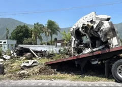 Se registra aparatoso accidente en autopista bajando las Cumbres de Maltrata; hay al menos 3 lesionados.