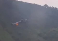 Reportan aterrizaje de emergencia de helicóptero de la Marina en Jalisco.