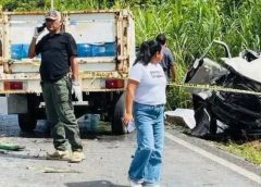#Policiacas ACCIDENTE MORTAL EN LA ANTIGUA CARRETERA A COATZACOALCOS; FALL3CEN DOS PERSONAS.