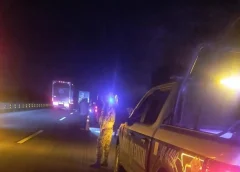 F@ll3c3 masculino tras ser atrop3llado en la autopista Córdoba-Orizaba.