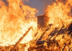F4ll3c3n tres personas tras incendiarse una vivienda En salina Cruz, Oaxaca.