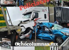 ¡CARRETERAZO EN LAS CUMBRES DE MALTRATA! REPORTAN CARAMBOLA EN EL KM 226.