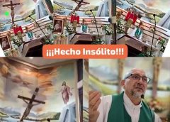 INSÓLITA TRAGEDIA EN ECUADOR: SACERDOTE MUERE TRAS CAERLE UNA CRUZ DURANTE MISA.