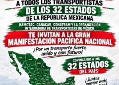 #Nacional #AlMomento | ¡Tome precauciones! Anuncian gran Manifestación Nacional de Transportistas este lunes 26.